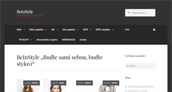 Desktop Screenshot of beinstyle.cz
