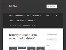 Tablet Screenshot of beinstyle.cz